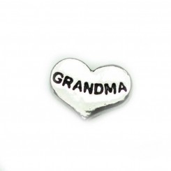 Grandma Heart Silver